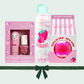 Inuwet strawberry pack: lip balm and nail polish set, shower foam and strawberry bath bomb