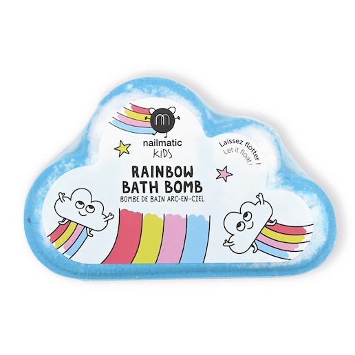 Rainbow bath bomb