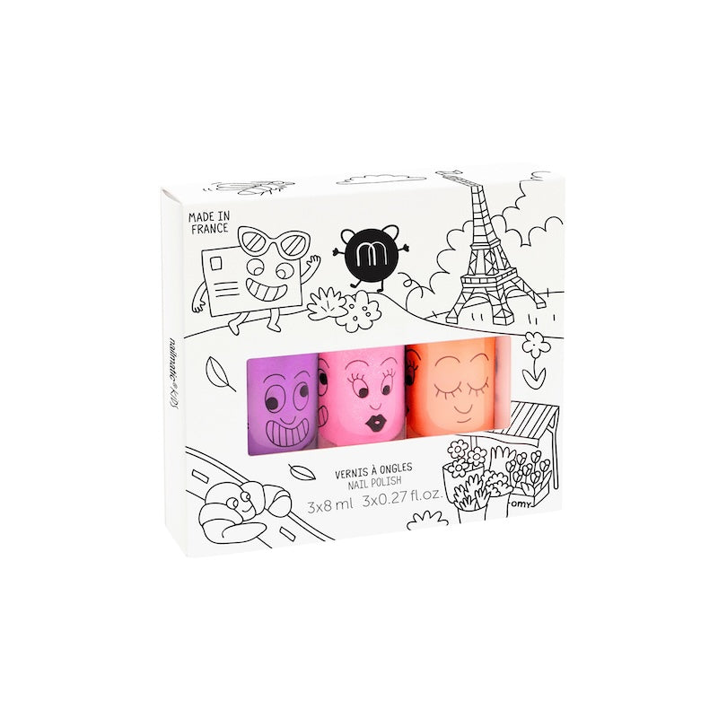 NAILMATIC Set de 3 esmaltes Paris