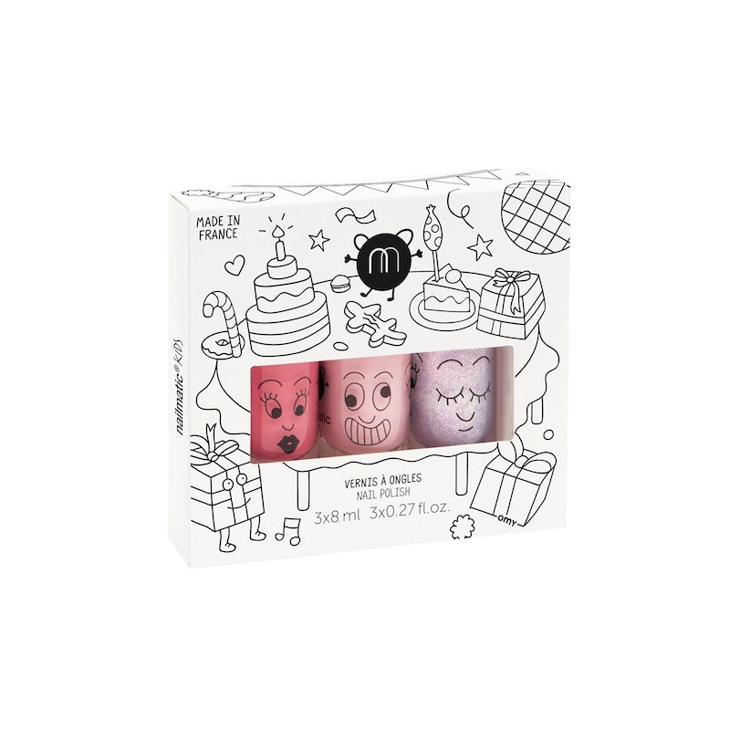 NAILMATIC Set de 3 esmaltes Party