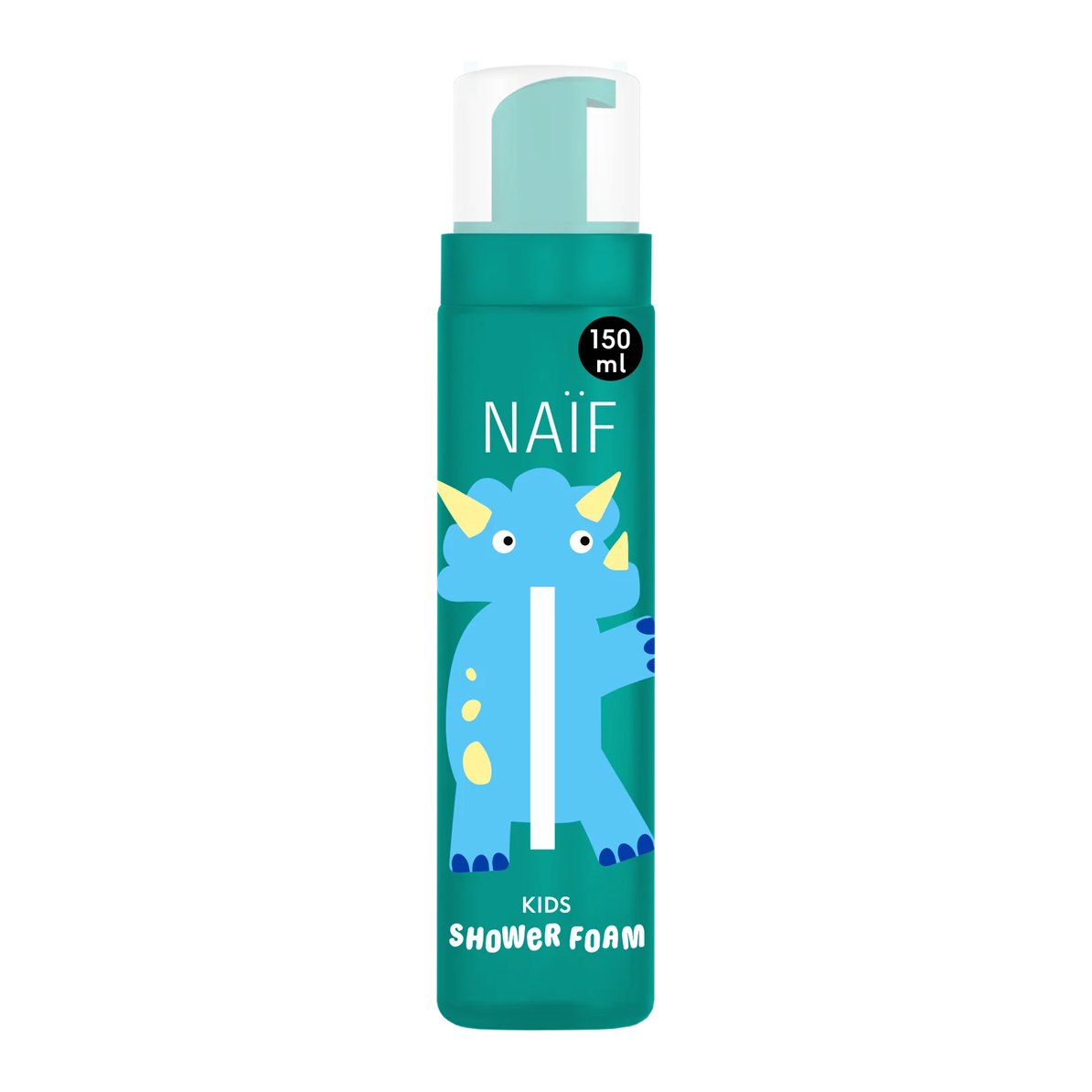 Naïf kids' shower foam, lime and blackcurrant