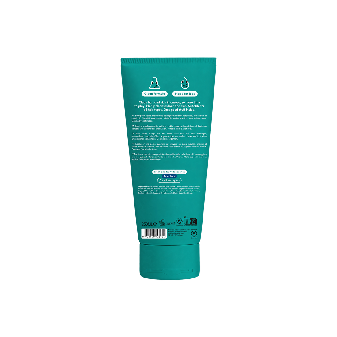 2-in-1 Shampoo and Shower Gel - 250 ml