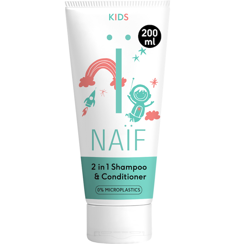 NAÏF 2-en-1 Champú y Acondicionador para niños - 200ml