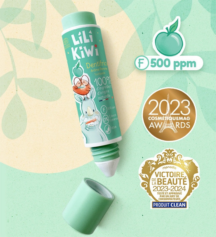 LILIKIWI Pasta dental natural: manzana - 30ml