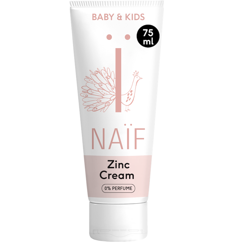NAÏF Crema de Zinc para bebés y niños 0% Perfume - 75ml