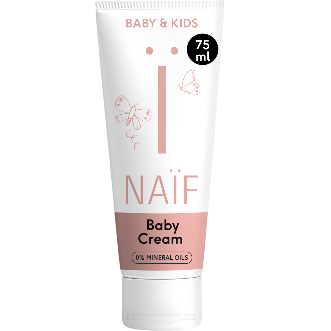 NAÏF Crema hidratante para bebés y niños - 75ml