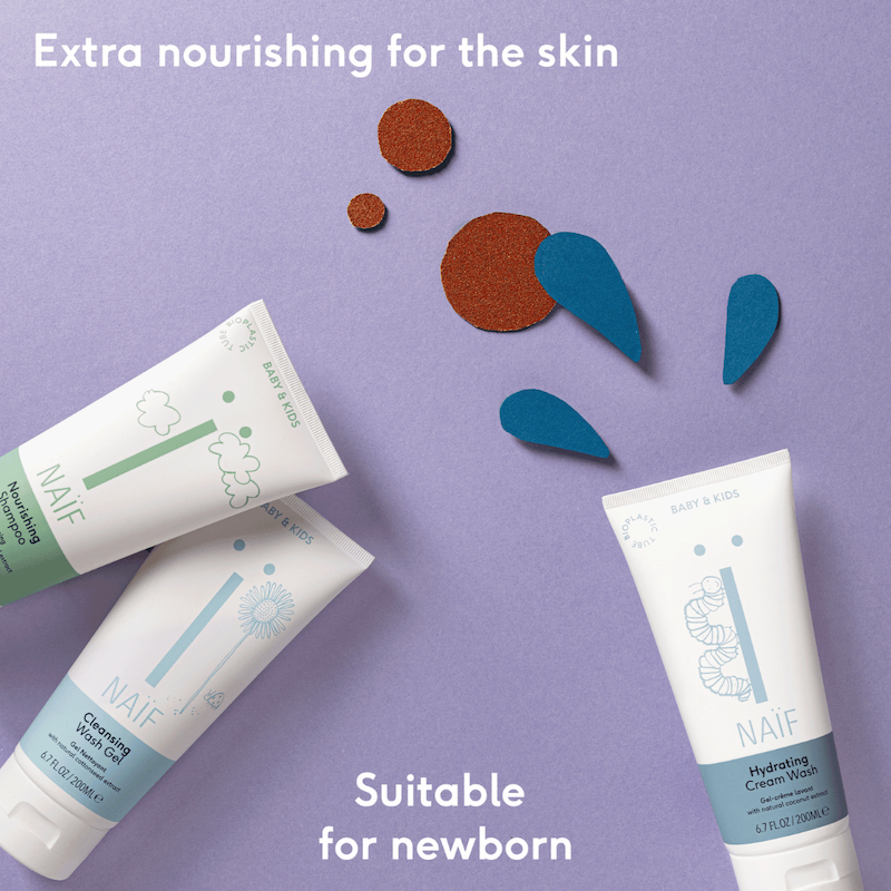 NAÏF Champú hidratante para bebés y niños - 500ml