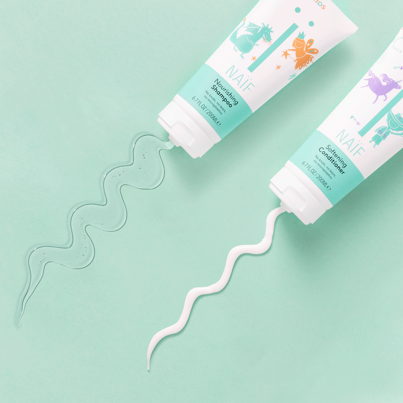NAÏF Kit cuidado del cabello: Champú y Acondicionador niños - 100ml