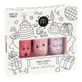 Set of 3 nail polishes Party