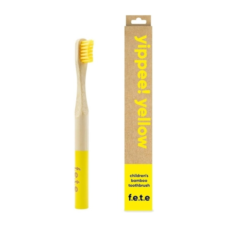 Bamboo toothbrush - Yellow
