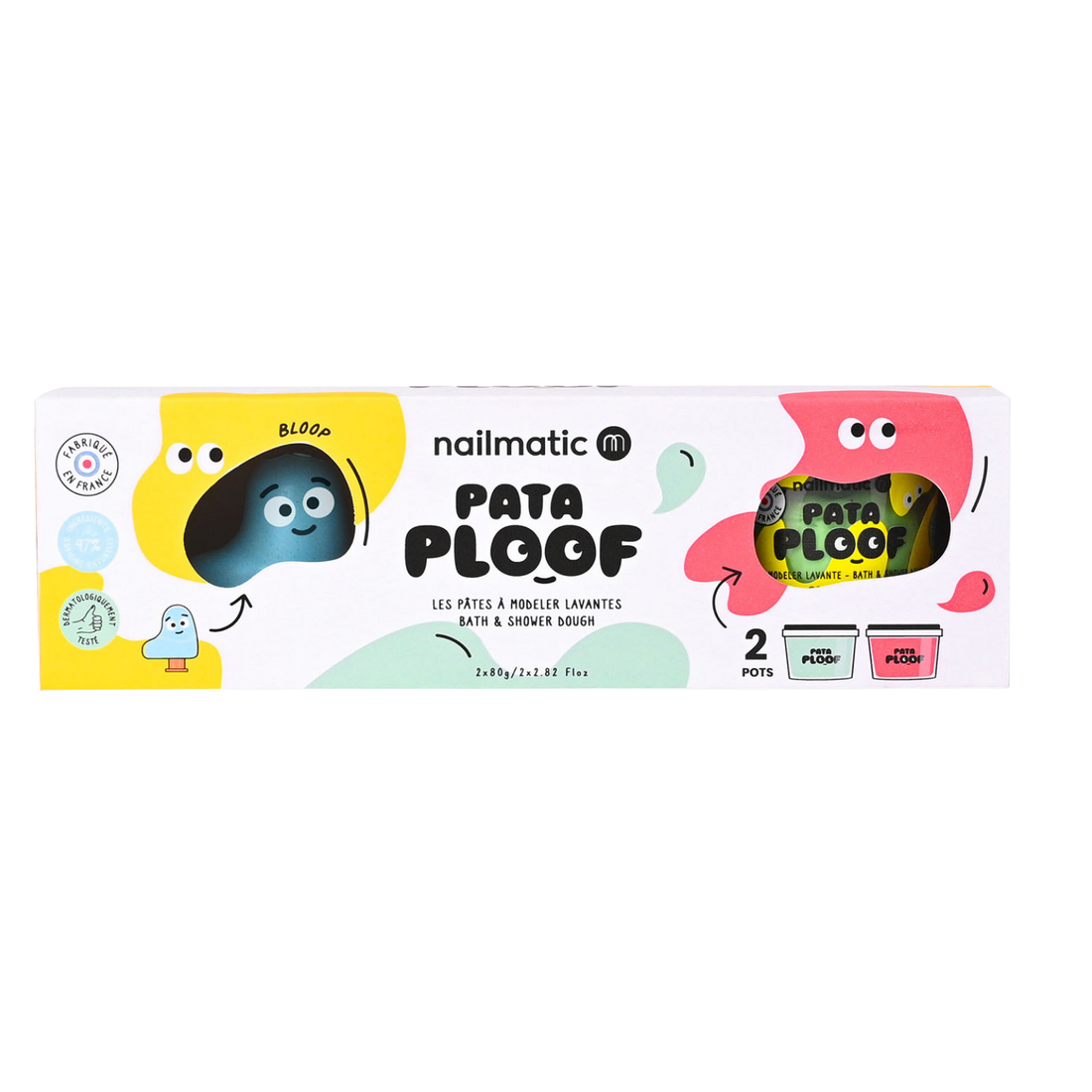 Bath play dough - Pataploof green and red