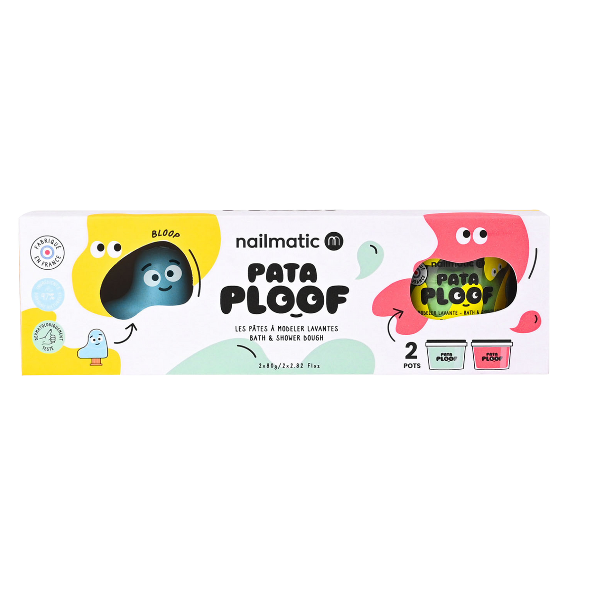 Bath play dough - Pataploof green and red