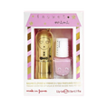 Set de bálsamo labial cheesecake + esmalte de uñas sandía