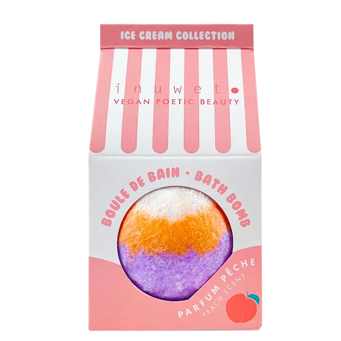 Bath bomb - Peach ice cream