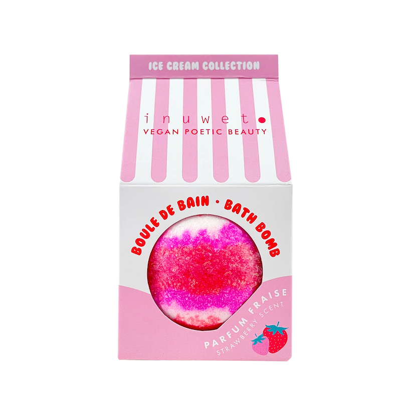 Bomba de baño - Helado fresa