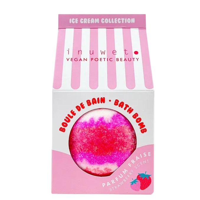 Bath bomb - Strawberry ice cream