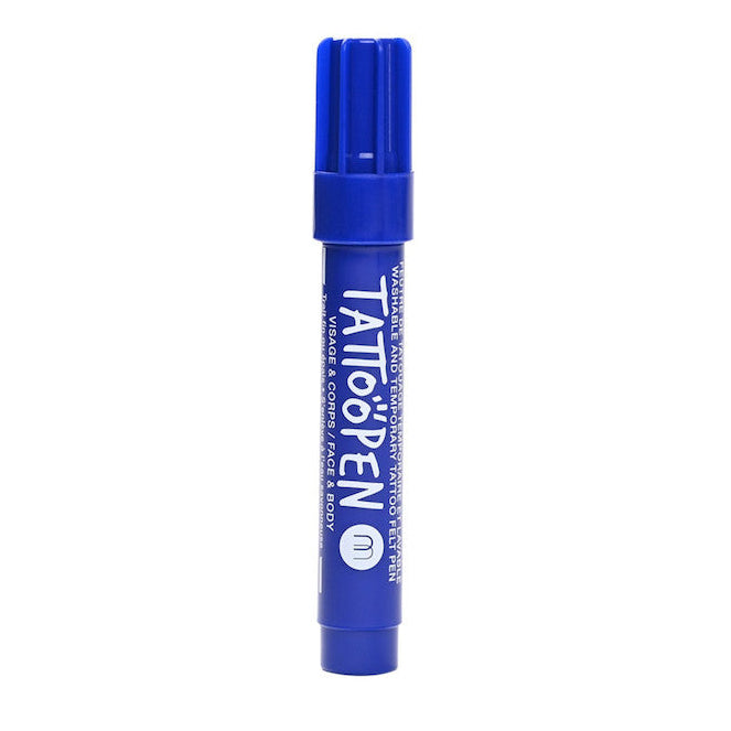 Temporary Tattoo Felt Pen - Dark Blue 