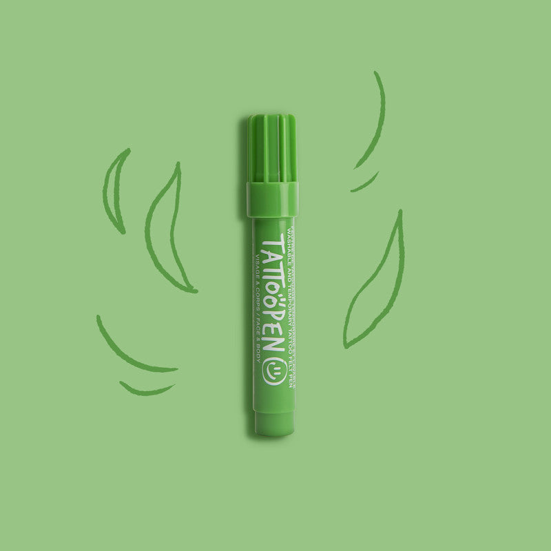 Temporary Tattoo Felt Pens - Green 