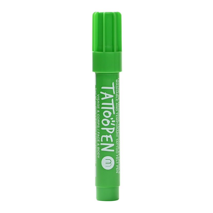 Temporary Tattoo Felt Pens - Green 