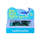 Envase azul con ballena, perlas de baño Animagic