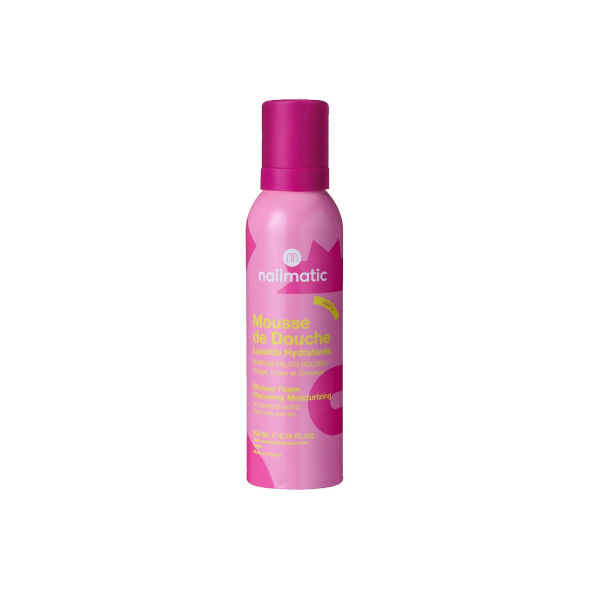 Nailmatic espuma de ducha frutos rojos 200 ml
