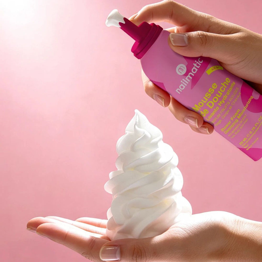 Nailmatic espuma de ducha frutos rojos 200 ml