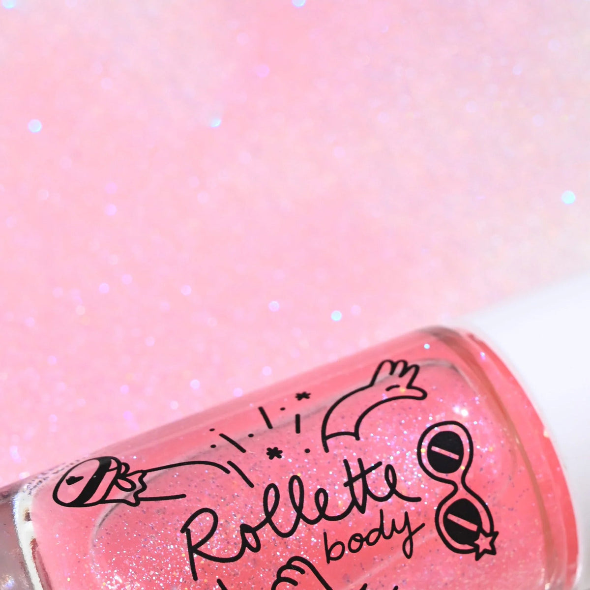 Textura brillante Body Rollette Frambuesa