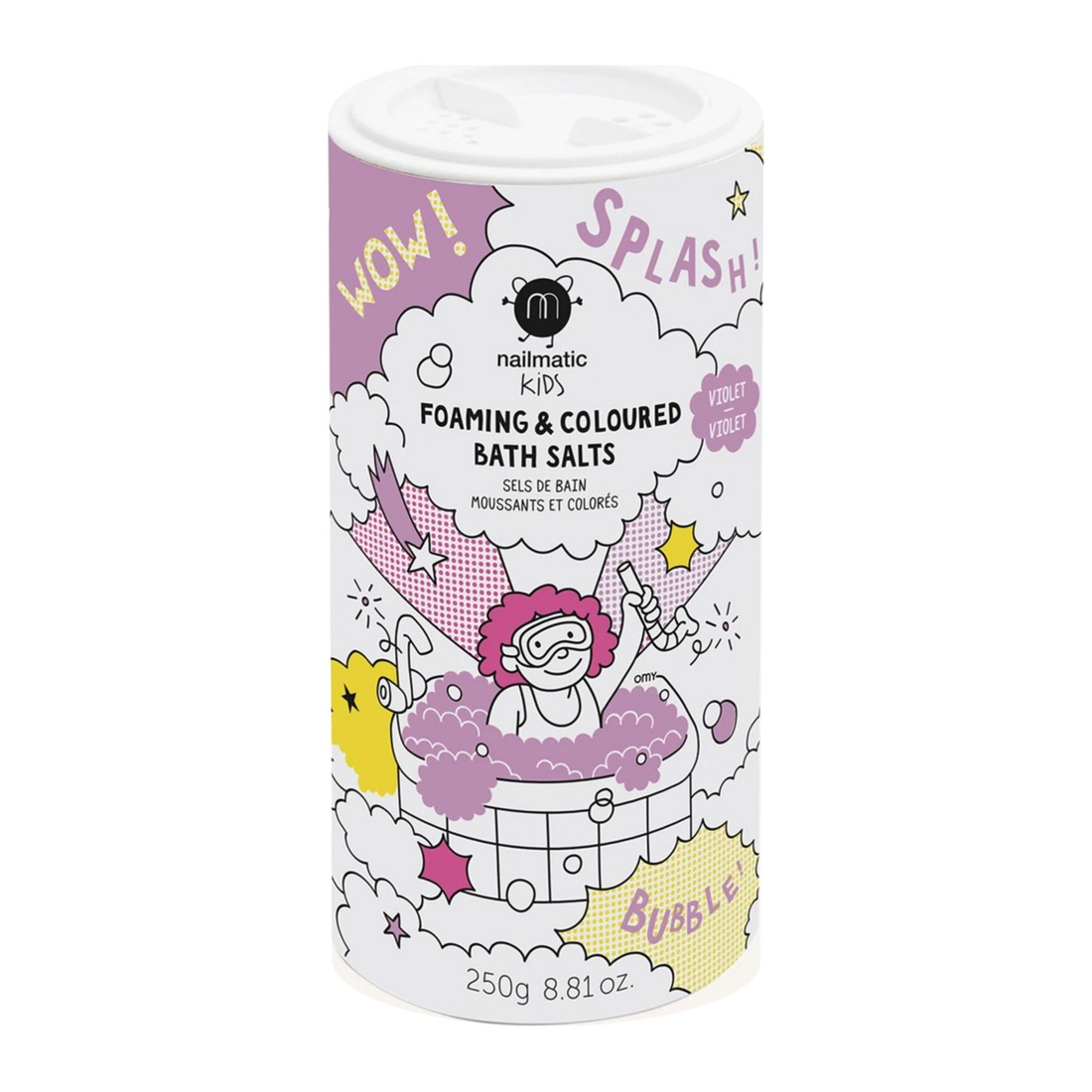 Violet bath salts - 250 g