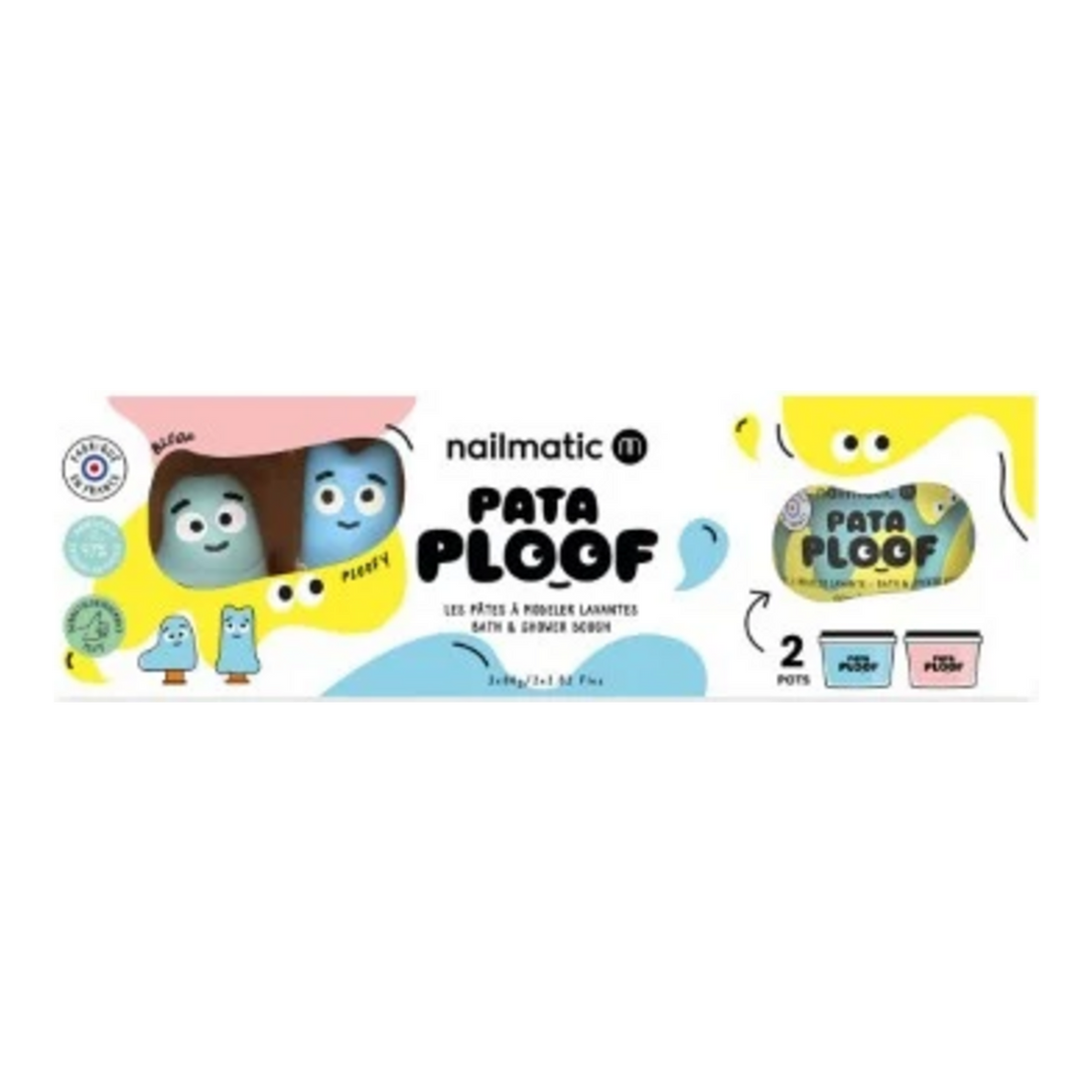 Bath play dough - Pataploof blue and pink