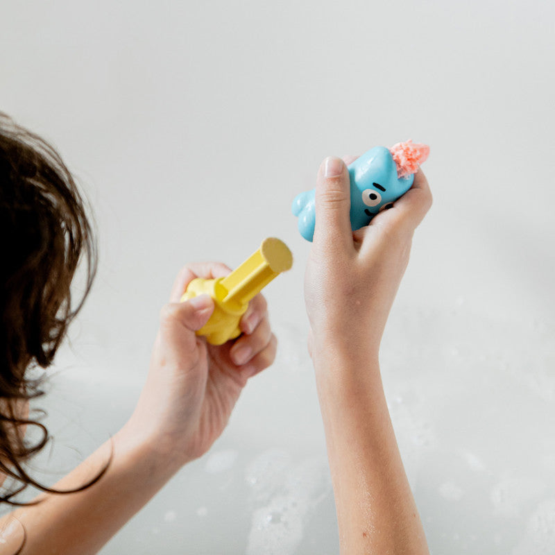 Pataploof - Set of orange and yellow Bath & Shower dough with Ploofy